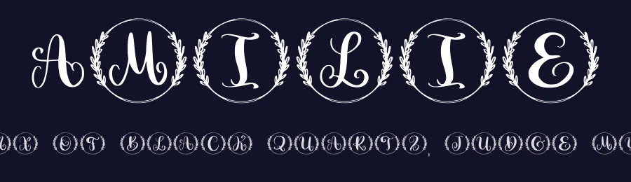 Amilie by Abo Daniel Studio — Decorative Font — thumbnail 2