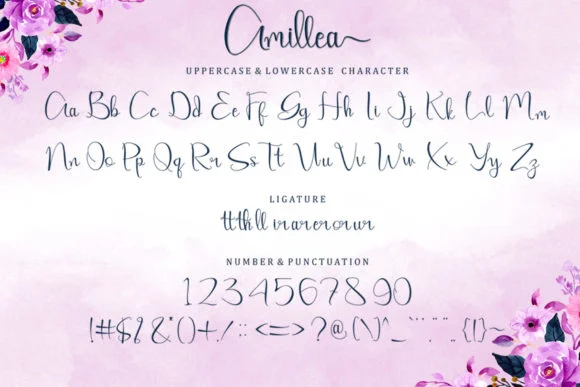 Amillea Font by Sakha Design — Script Handwritten Font — thumbnail 5