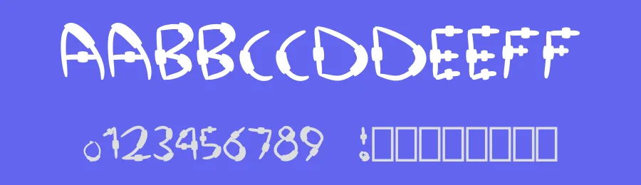 Amish Cyborg by Flo Crusher — Decorative Font — thumbnail 3