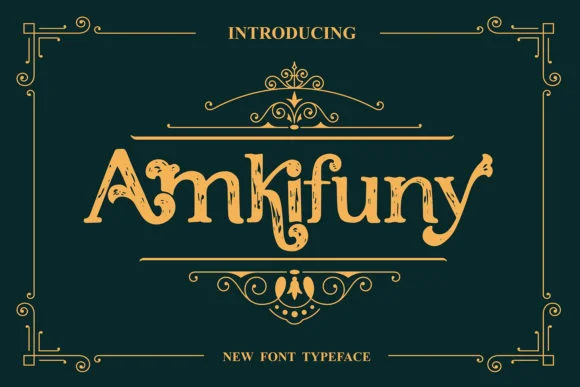 Amkifuny Font by Maulana Creative — Wedding Font