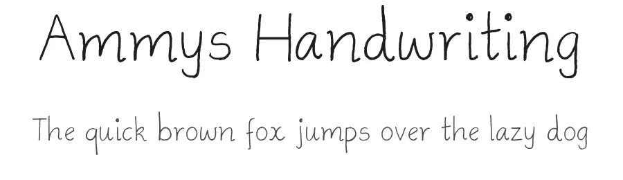 Ammys Handwriting