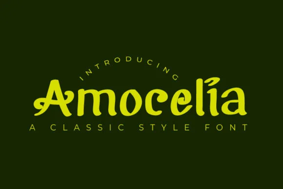 Amocelia Font by Letterayu — Script Handwritten Font