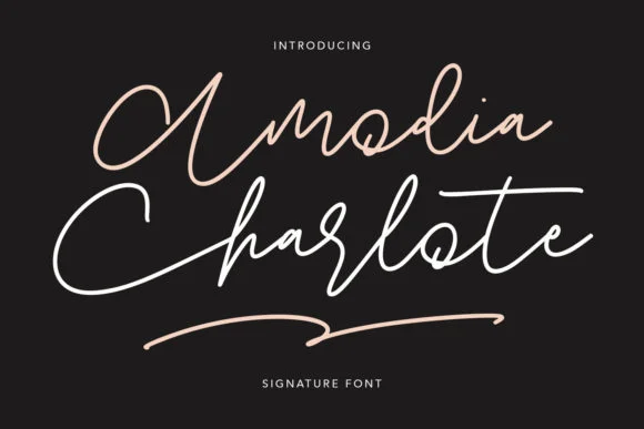 Amodia Charlote Font by Maulana Creative — Script Handwritten Font