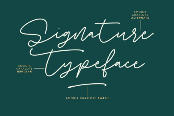 Amodia Charlote Font by Maulana Creative — Script Handwritten Font — thumbnail 2