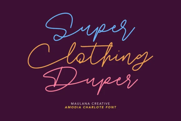 Amodia Charlote Font by Maulana Creative — Script Handwritten Font — thumbnail 5