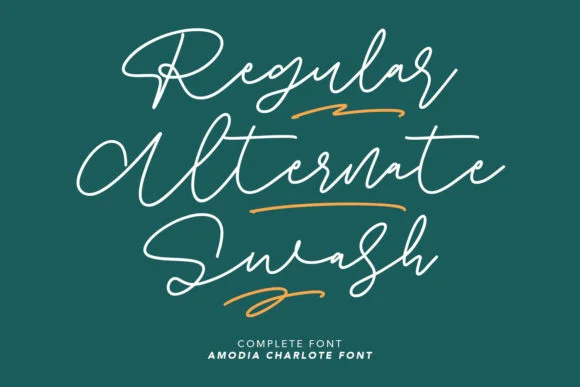 Amodia Charlote Font by Maulana Creative — Script Handwritten Font — thumbnail 6