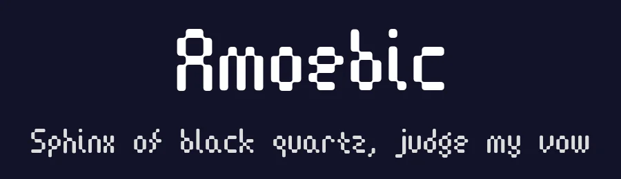 Amoebic by BRIDGEco — Display Font — thumbnail 2