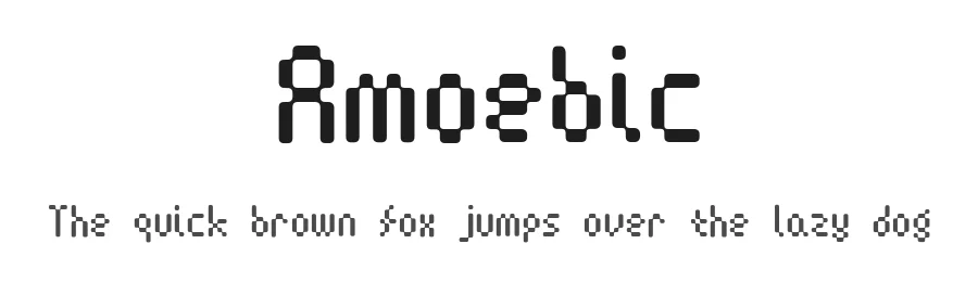 Amoebic by BRIDGEco โ Display Font
