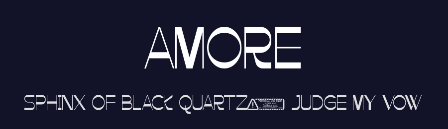 Amore by Kong Font — Sans Serif Font — thumbnail 2