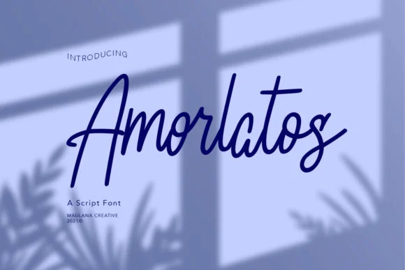 Amorlatos Font by Maulana Creative — Script Handwritten Font
