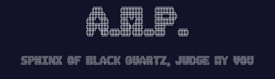 A.M.P. by Ænigma — Display Font — thumbnail 2