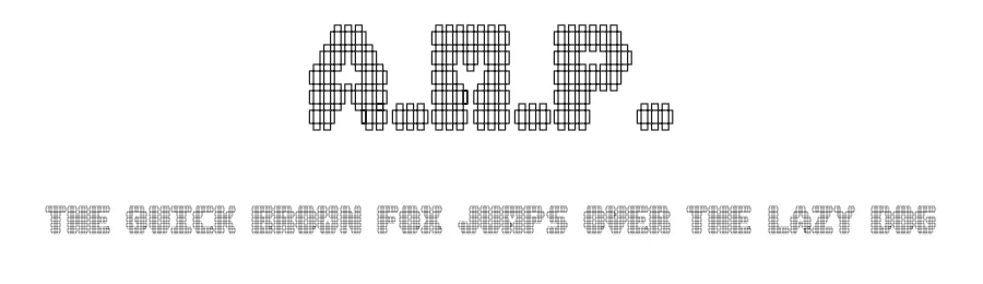 A.M.P. by Ænigma — Display Font