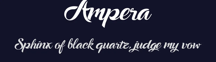 Ampera by Khoe Roni — Script Handwritten Font — thumbnail 2