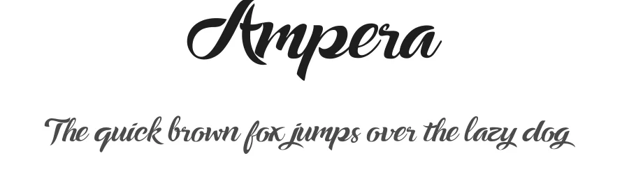 Ampera by Khoe Roni β Script Handwritten Font