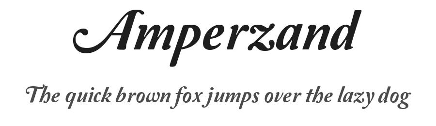 Amperzand by AJ Paglia — Decorative Font