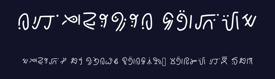 Amphibia Runes by sulkyeyra — Dingbats Font — thumbnail 2