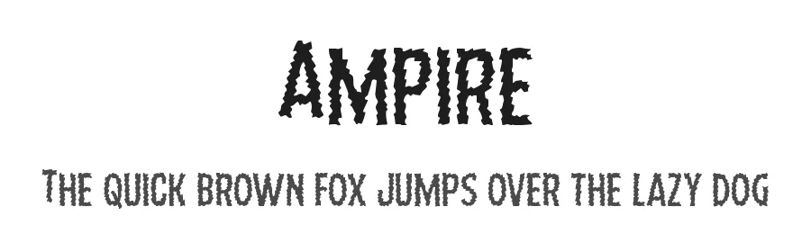 Ampire by Iconian Fonts — Decorative Font
