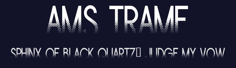 Ams Trame by Luc Mahler — Sans Serif Font — thumbnail 2