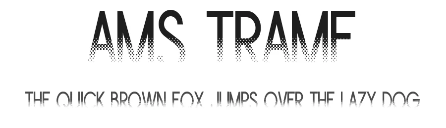 Ams Trame by Luc Mahler — Sans Serif Font