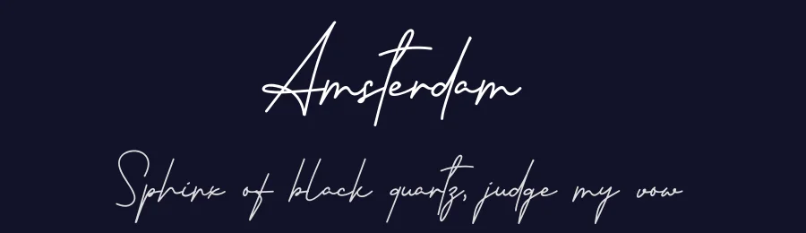 Amsterdam by Erik Studio — Script Handwritten Font — thumbnail 2