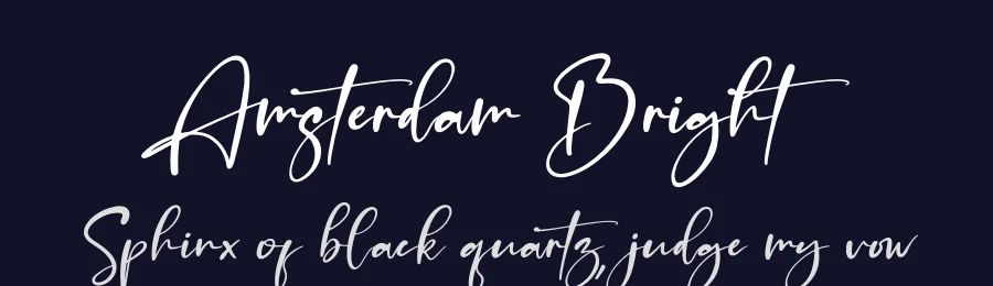 Amsterdam Bright by Perspectype Studio - Letterena.com — Script Handwritten Font — thumbnail 2