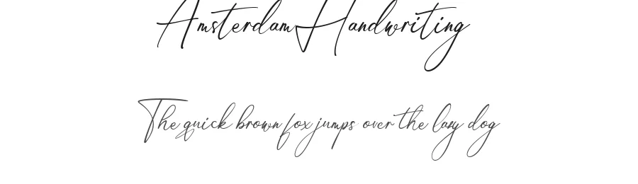 Amsterdam Handwriting