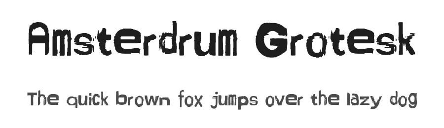 Amsterdrum Grotesk