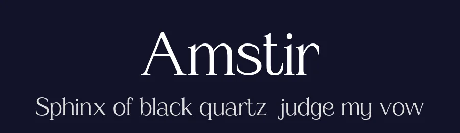 Amstir by Craft Supply Co. — Serif Font — thumbnail 2