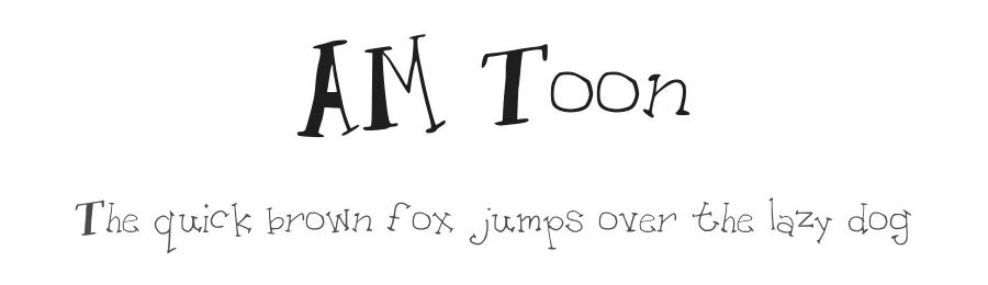 AM Toon by Amber Mcleod โ Decorative Font