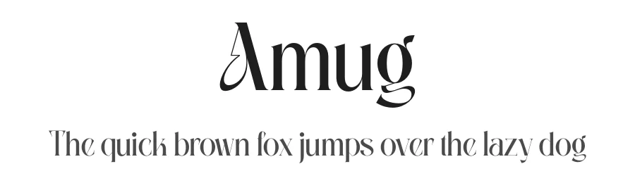 Amug by Nirmana Visual β Sans Serif Font