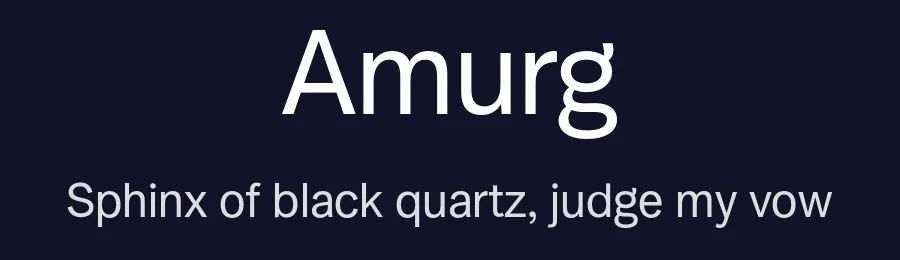Amurg by WhatFontIs — Sans Serif Font — thumbnail 2