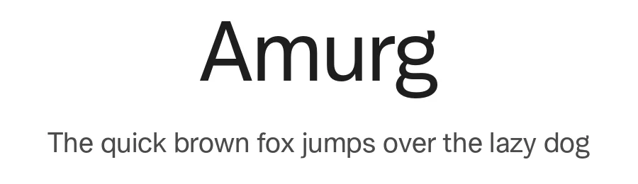 Amurg by WhatFontIs β Sans Serif Font
