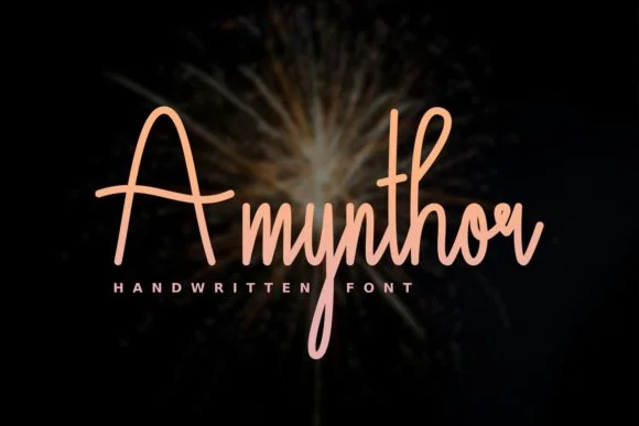 Amynthor Font by The Grateful Studio — Script Handwritten Font