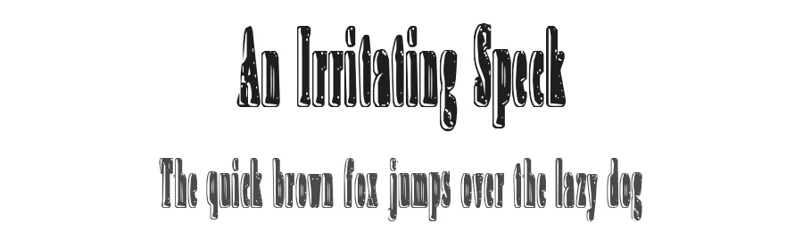 An Irritating Speck