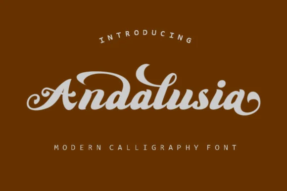 Anadalusia Font by Shape Studio β Script Handwritten Font