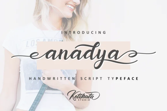 Anadya Font by Ketikata Studio — Script Handwritten Font