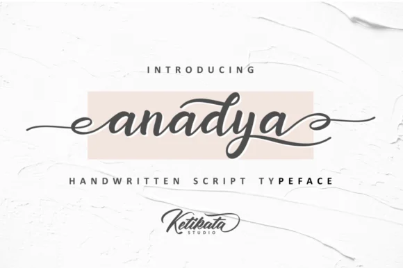 Anadya Font by Ketikata Studio — Script Handwritten Font — thumbnail 2