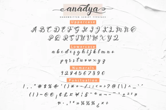 Anadya Font by Ketikata Studio — Script Handwritten Font — thumbnail 9