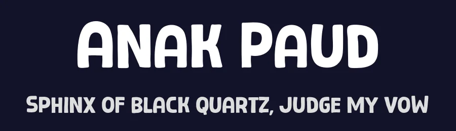 Anak Paud by Khurasan — Decorative Font — thumbnail 2