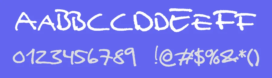 Analfabet by Espen Morten Kvalheim — Script Handwritten Font — thumbnail 3