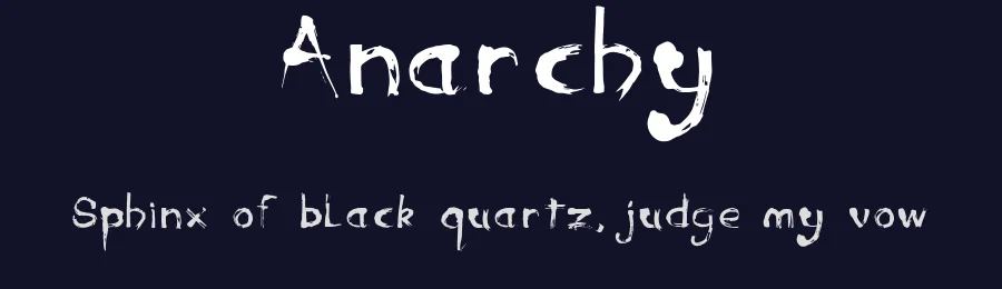 Anarchy by Swaffer — Decorative Font — thumbnail 2