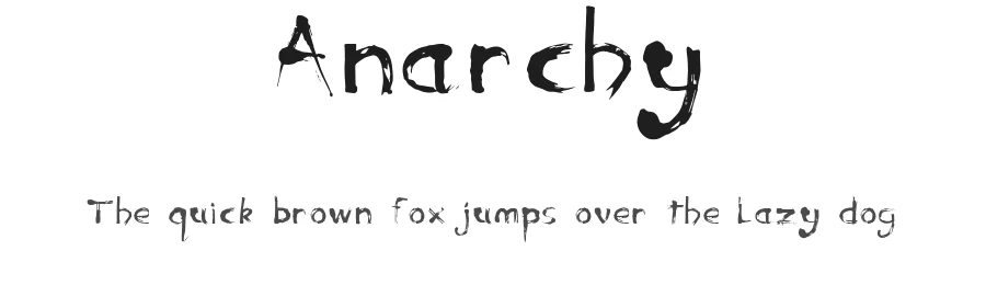 Anarchy by Swaffer — Decorative Font