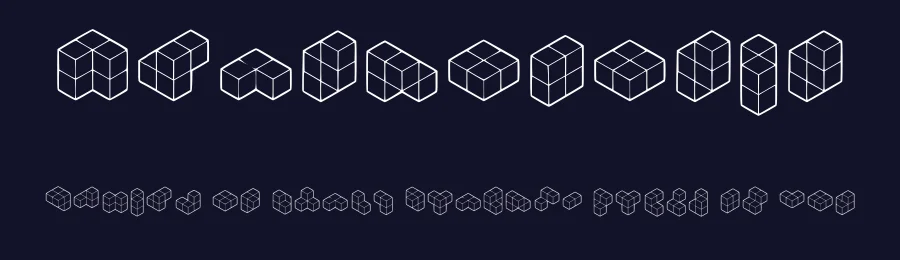 Anastomosis by Corinne Viveros — Dingbats Font — thumbnail 2