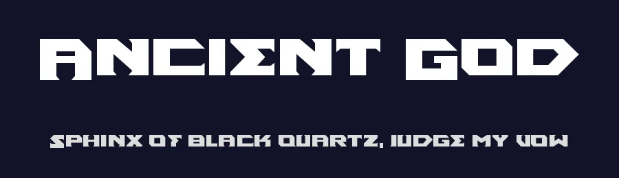 Ancient God by Magique Fonts — Display Font — thumbnail 2