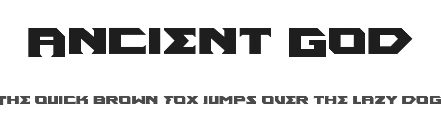 Ancient God by Magique Fonts — Display Font