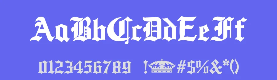 Ancient by artRAVE Editions — Blackletter Font — thumbnail 3