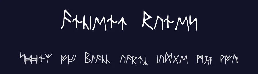 Ancient Runes by hilariouslijah — Dingbats Font — thumbnail 2