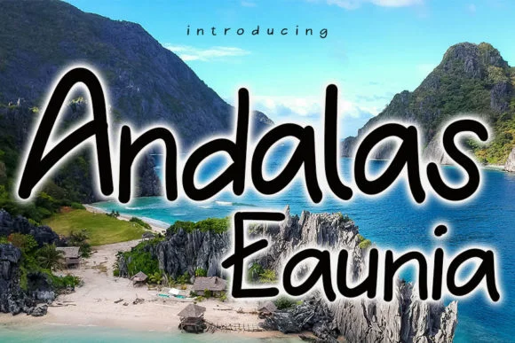 Andalas Eaunia Font by muhawk47 — Script Handwritten Font