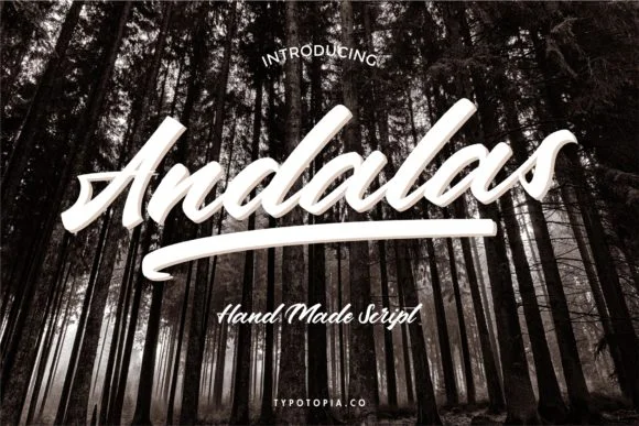 Andalas Font by typotopia — Script Handwritten Font