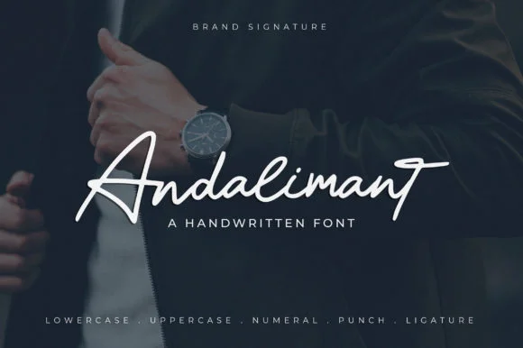 Andalimant Font by klakonstudio — Script Handwritten Font